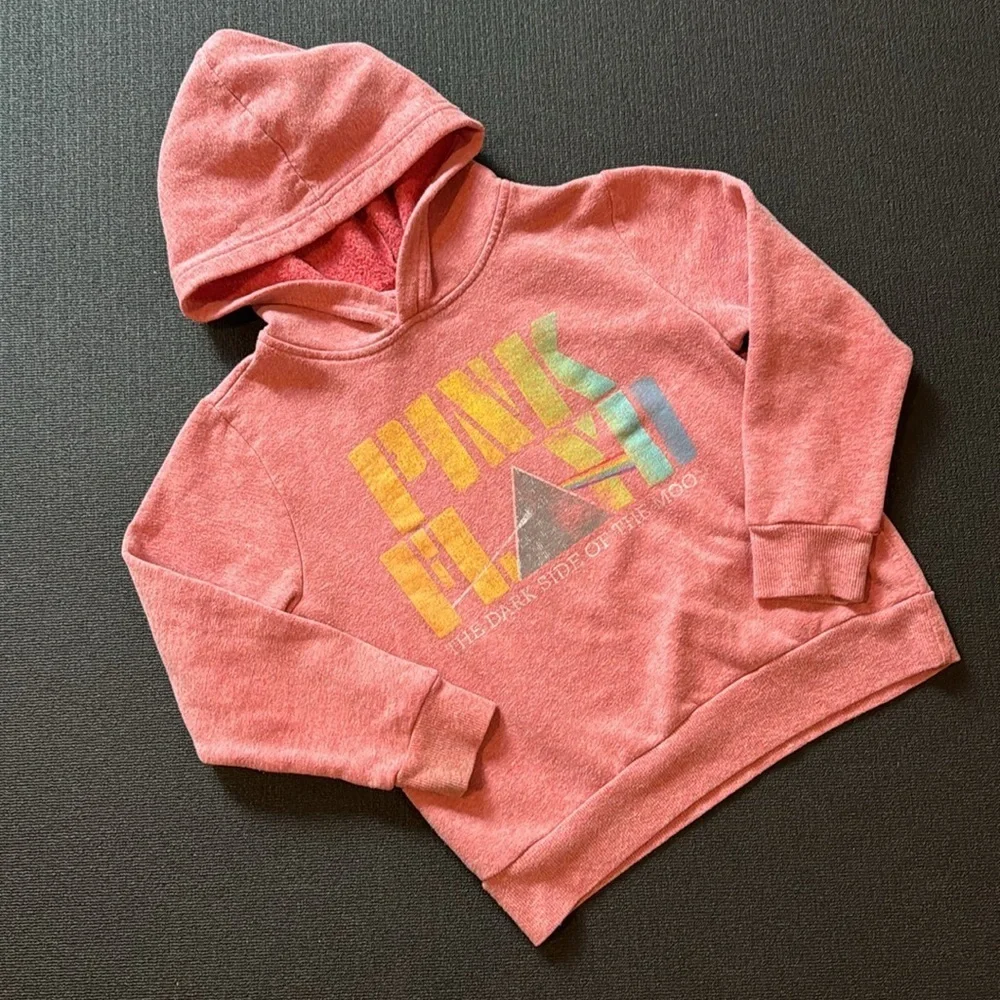 5/$25 Girls Pink Floyd sweatshirt lightweight hoodie, size XS